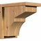 Ekena Millwork Monterey Smooth Corbel w/Backplate, Western Red Cedar, 7 1/2"W x 12"D x 12"H COR08X12X12MON01SWR - alternate 1